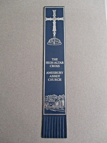 Leather bookmark amesbury - leather,
