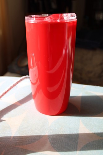 Red coffee mug cup flask - cup, 530