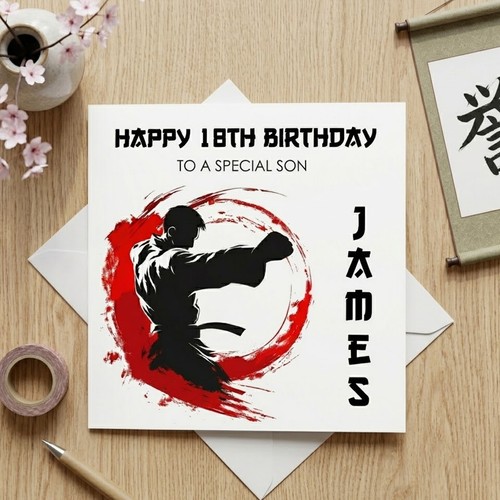 Personalised karate taekwondo - personalised,