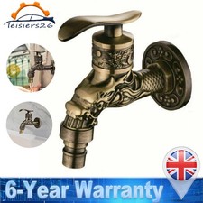 Carved Faucet Antique Brass