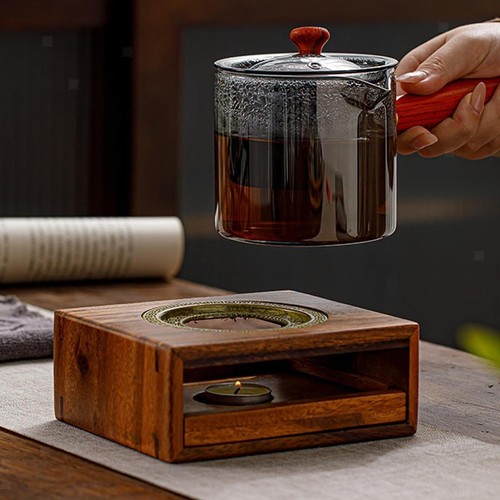 Wooden teapot warmer - wooden,