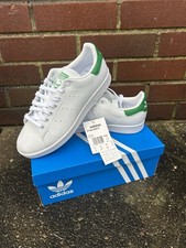 Size 5.5 - Adidas Stan Smith White Green W