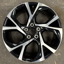 * 18" Genuine Toyota CH-R  Alloy wheel rim CMS-860/6  7J ET50  black DIAMOND