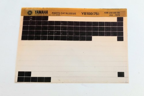 Yamaha 100 1975 genuine - yamaha,