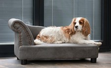 DOG BED CHAISE LOUNGE SOFA GREY FREE DPD DELIVERY