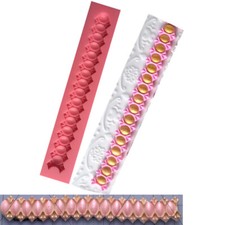 Bead Pearl Jewel Mould Silicone Fondant Cake Border Decor Chocolate Baking Mold