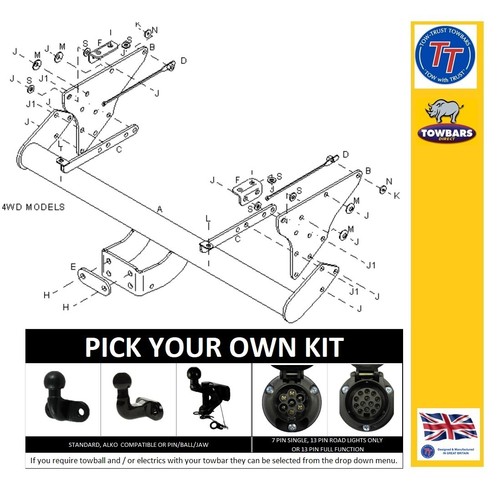 Towbar for ford ranger - towbar,