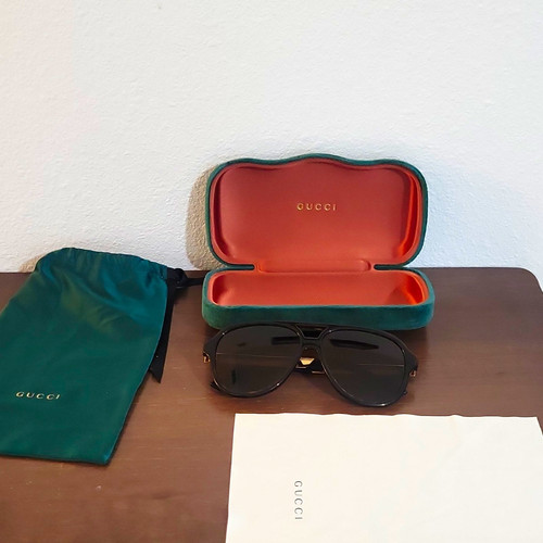 Gucci oversized tortoise shell - tortoise,
