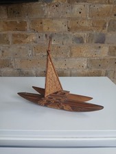 Carved 13" Model Wooden