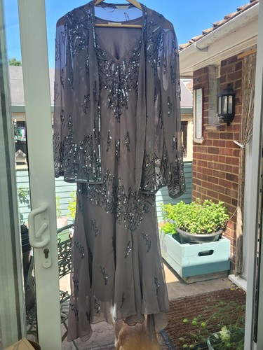 Berkertex piece taupe - taupe, beaded
