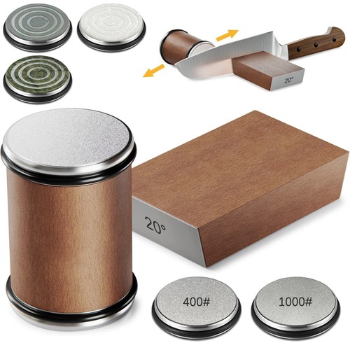 Rolling knife sharpener and - rolling,