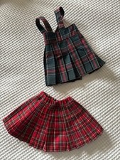 VINTAGE SASHA DOLL TWO TARTAN SKIRTS FOR SASHA