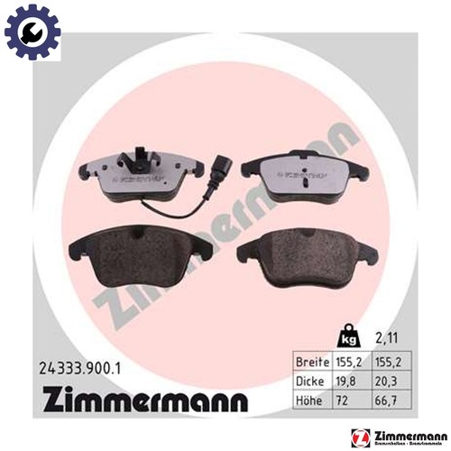 Brake pad set disc - pad,