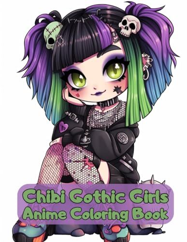 Chibi gothic girls anime - gothic,