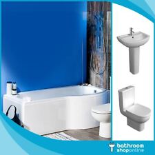 P Shaped Bathroom Suite