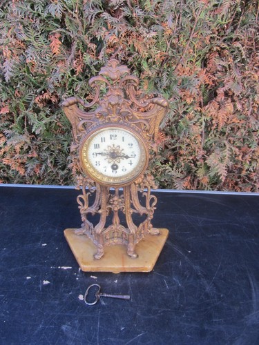Mantel clock art nouveau - clock,