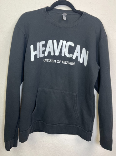 Heavican black sweatshirt - heavican,