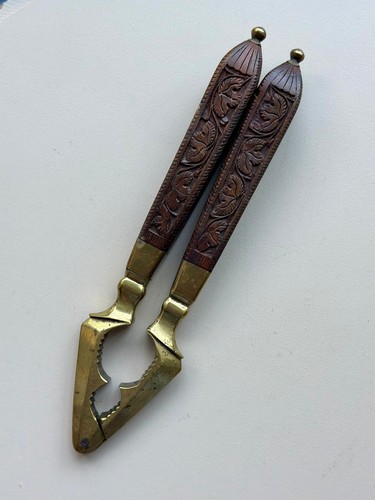 Vintage brass nutcracker - nutcracker, with