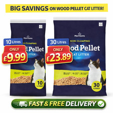 Wood Pellet Cat Litter 10L &