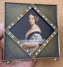 Brass Photo Frame Crystals