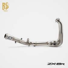 Stainless Steel Full Exhaust System for Kawasaki ZX-6R (2024–2025)