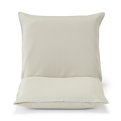 Muji small floor chair - chair, beige