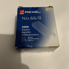 REXEK 5000 STAPLES NO. 66/8 NO. 06065. See description 