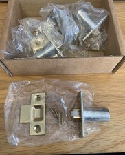 5 x Adjustable Brass Roller Internal Door Latch