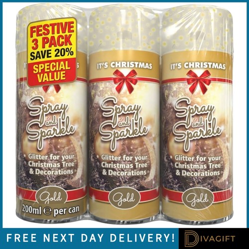 Gold glitter spray - 3,