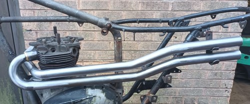 Bare metal triumph t120 - metal, desert