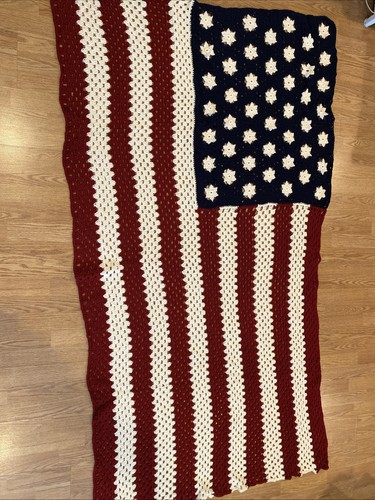 Handmade american flag quilt - flag,