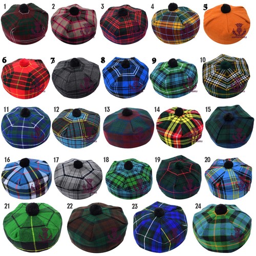 Scottish tartan tammy hat - tartan,