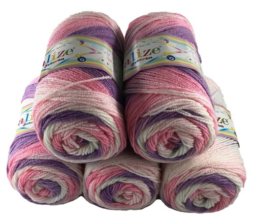 Alize rainbow wool - wool, pack