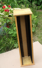 SOLID WOOD PINE CD STAND CD