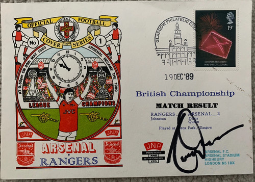 Rangers arsenal 1989 dawn - rangers,