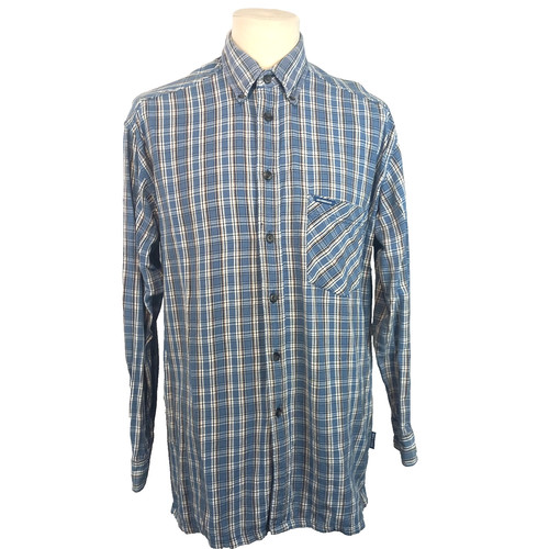 Levis mens medium blue plaid - medium,