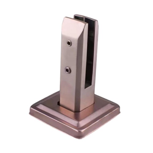 Stainless steel glass - glass, clamp