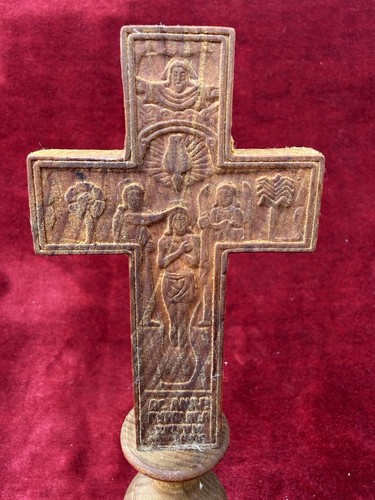 Antique holy crucifix cross - antique,