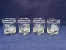 PORTMEIRION BOTANIC GARDEN SMALL TUMBLERS X 4 EXCELLENT