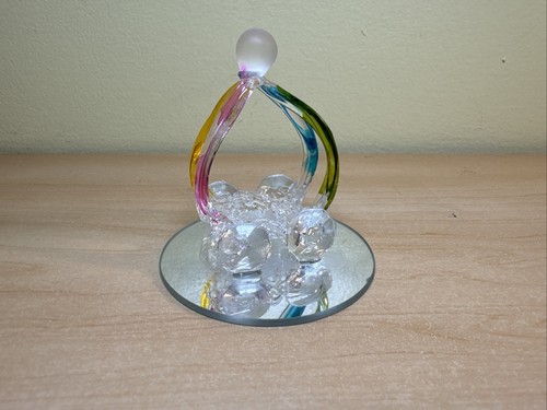 Spin glass carriage mirror - carriage, on