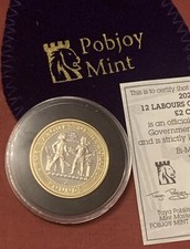 2020 The Girdle of Hyppolyte LABOURS OF HERCULES £2 TWO POUND COIN GIBRALTAR