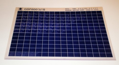 Microfich parts catalogue