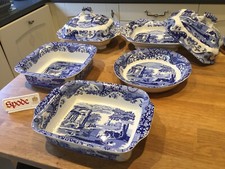 NEW Spode Blue Italian Oval