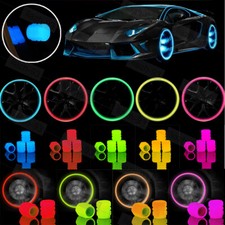 4x Tire Valve Caps Luminous