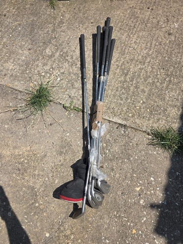 Assorted golf clubs - golf, mixed