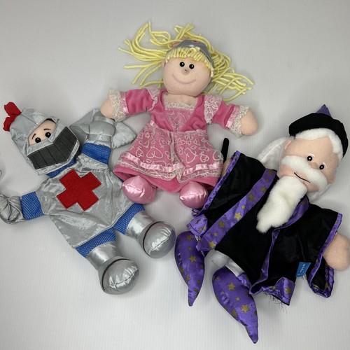 Hand puppets set knight - hand,