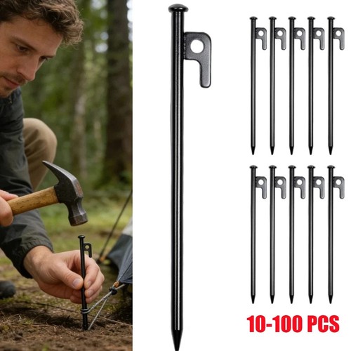 30cm black carbon - black, steel