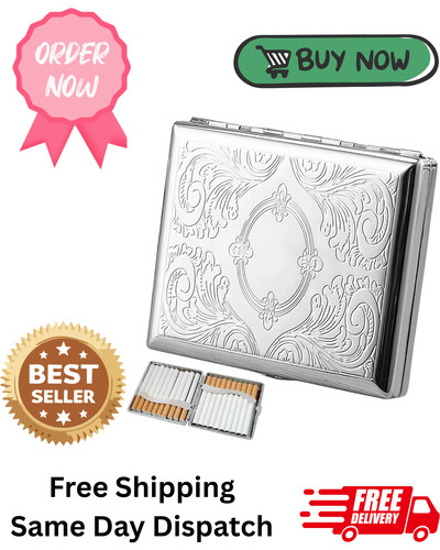 Metal cigarette case retro - metal,