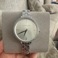 Michael Kors Gem-Set Silver
