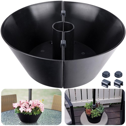 Umbrella planter pots half - planter,